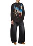 模特儿示范图 - 点击放大 - KHOKI - Striped Appliqué Cotton Shirt