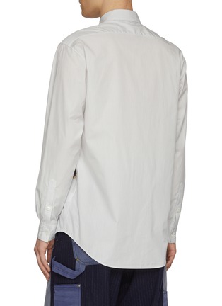 背面 - 点击放大 - KHOKI - Striped Appliqué Cotton Shirt
