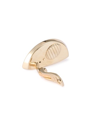 细节 - 点击放大 - VHERNIER - Eclisse Medio Yellow Gold White Gold Diamond Clip Earrings
