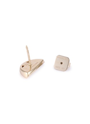细节 - 点击放大 - VHERNIER - Endless Yellow Gold White Gold Diamond Stud Earrings