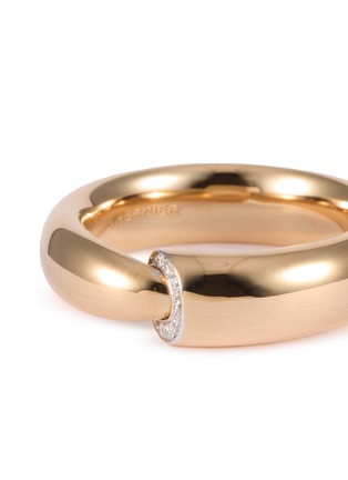 细节 - 点击放大 - VHERNIER - Calla The One 18K Rose Gold Diamond Ring — EU 54