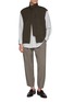 模特儿示范图 - 点击放大 - TECLOR - Button Down Collar Oxford Shirt