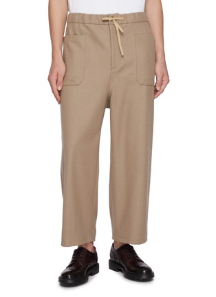 首图 - 点击放大 - TECLOR - Elasticated Drawstring Pants