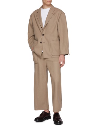 模特儿示范图 - 点击放大 - TECLOR - Button Up Jacket