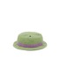首图 –点击放大 - LANE CRAWFORD - Stanley Cup Accessory Panama Hat — Green/Purple