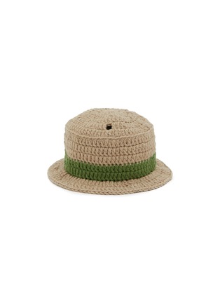 首图 –点击放大 - LANE CRAWFORD - Stanley Cup Accessory Panama Hat — Grey/Green