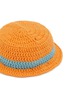 细节 –点击放大 - LANE CRAWFORD - Stanley Cup Accessory Panama Hat — Orange/Blue