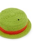 细节 –点击放大 - LANE CRAWFORD - Stanley Cup Accessory Panama Hat — Green/Orange
