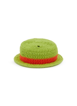 首图 –点击放大 - LANE CRAWFORD - Stanley Cup Accessory Panama Hat — Green/Orange
