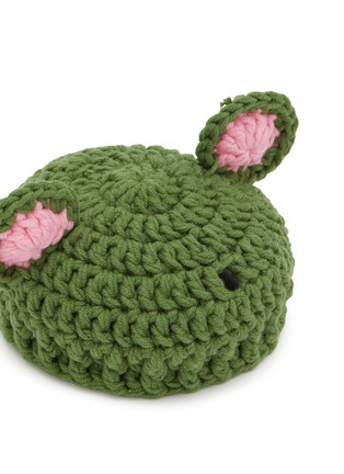 细节 –点击放大 - LANE CRAWFORD - Stanley Cup Accessory Bear Hat — Green/Pink