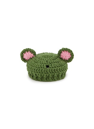 首图 –点击放大 - LANE CRAWFORD - Stanley Cup Accessory Bear Hat — Green/Pink