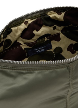 细节 - 点击放大 - COMME DES GARÇONS HOMME - Crescent Double Twill Crossbody Bag