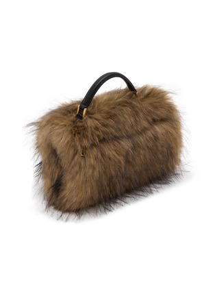 细节 - 点击放大 - SACAI - Faux Fur Handbag