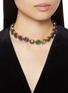模特儿示范图 - 点击放大 - GOOSSENS - Renaissance 24 Gold Plated Natural Crystal Necklace