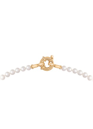 细节 - 点击放大 - BIJOU DE M - Petite Genderless 18K Gold Plated Sterling Silver Freshwater Pearl Necklace