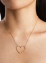 细节 - 点击放大 - BIJOU DE M - Dia Open Heart 18K Gold Diamond Necklace — Size L