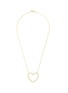 首图 - 点击放大 - BIJOU DE M - Dia Open Heart 18K Gold Diamond Necklace — Size L