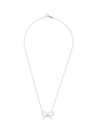 首图 - 点击放大 - BIJOU DE M - The Bow 18K Gold Diamond Necklace — Size L