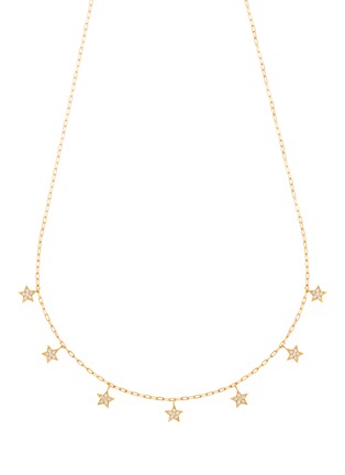 细节 - 点击放大 - BIJOU DE M - Seven Star 18K Gold Diamond Necklace