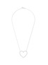 首图 - 点击放大 - BIJOU DE M - Dia Open Heart 18K White Gold Diamond Necklace — Size L