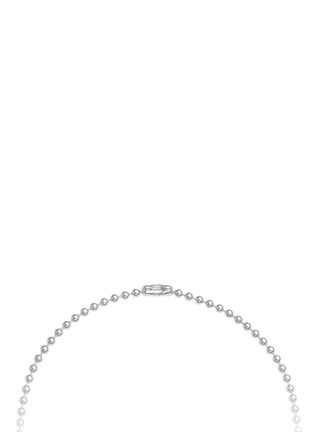 细节 - 点击放大 - BIJOU DE M - 18K White Gold Plated Sterling Silver Ball Chain Necklace