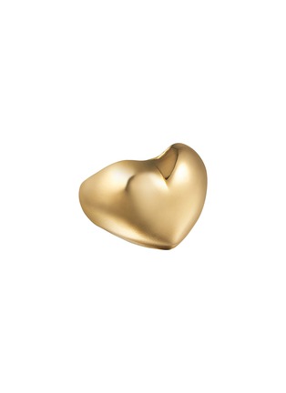 首图 - 点击放大 - BIJOU DE M - Plump Heart 18K Gold Plated Sterling Silver Ring — JP 13