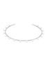 首图 - 点击放大 - BIJOU DE M - 18K White Gold Plated Sterling Silver Freshwater Pearl Choker — Size S