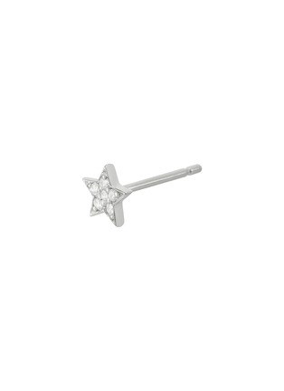细节 - 点击放大 - BIJOU DE M - Petit Star 18K White Gold Diamond Single Earring
