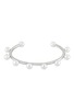 首图 - 点击放大 - BIJOU DE M - Dot Pearl 18K White Gold Plated Sterling Silver Freshwater Pearl Bangle — Size L