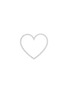 首图 - 点击放大 - BIJOU DE M - Large Open Heart 18K White Gold Diamond Single Earring