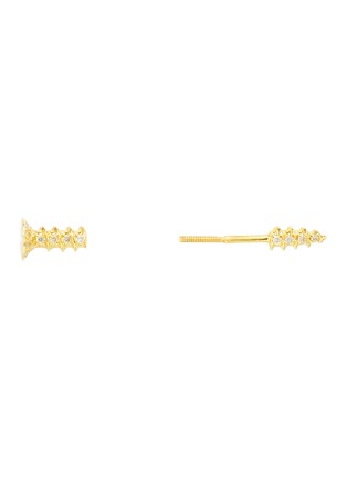 细节 - 点击放大 - BIJOU DE M - Screw 18K Gold Diamond Single Earring