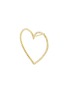 细节 - 点击放大 - BIJOU DE M - Large Open Heart 18K Gold Diamond Single Earring