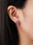 细节 - 点击放大 - BIJOU DE M - Piont Noir 18K Rose Gold Amethyst Single Earring