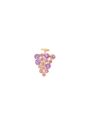 首图 - 点击放大 - BIJOU DE M - Piont Noir 18K Rose Gold Amethyst Single Earring