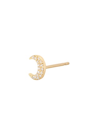 细节 - 点击放大 - BIJOU DE M - The Moon 18K Gold Diamond Single Earring