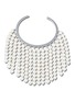 首图 - 点击放大 - BIJOU DE M - Pearl Curtain 18K White Gold Plated Sterling Silver Freshwater Pearl Bangle — Opening 3cm