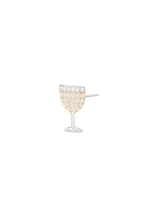 细节 - 点击放大 - BIJOU DE M - Montrachet 18K Yellow White Gold Diamond Single Earring