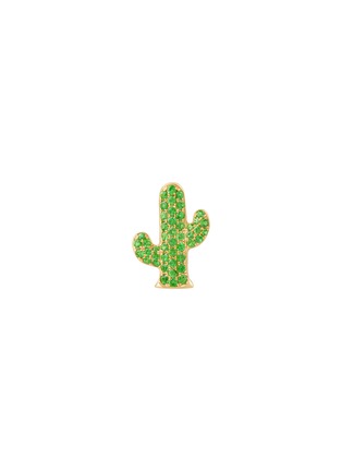 首图 - 点击放大 - BIJOU DE M - Cactus 18K Gold Garnet Single Earring