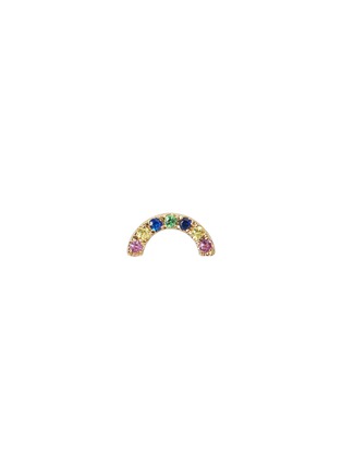 首图 - 点击放大 - BIJOU DE M - Petit Rainbow 18K Gold Sapphire Garnet Single Earring