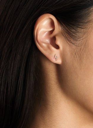 细节 - 点击放大 - BIJOU DE M - Petit Thunder 18K Gold Diamond Single Earring
