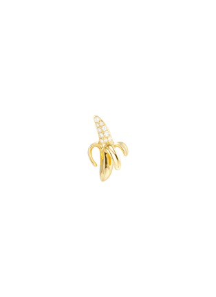 首图 - 点击放大 - BIJOU DE M - Banana 18K Gold Diamond Single Earring