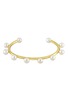 首图 - 点击放大 - BIJOU DE M - Dot Pearl 18K Gold Plated Sterling Silver Freshwater Pearl Bangle — Size L