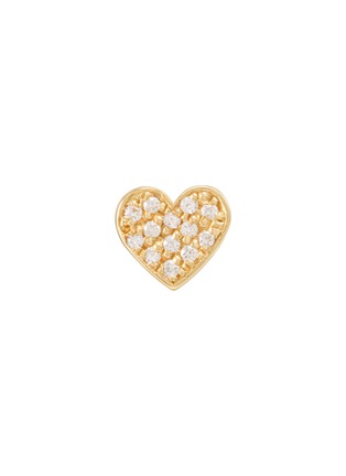 首图 - 点击放大 - BIJOU DE M - Petit Heart 18K Gold Diamond Single Earring