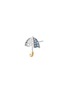 细节 - 点击放大 - BIJOU DE M - Rainy Days 18K Yellow White Gold Diamond Sapphire Single Earring