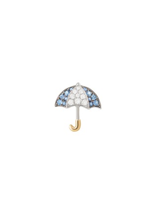 首图 - 点击放大 - BIJOU DE M - Rainy Days 18K Yellow White Gold Diamond Sapphire Single Earring