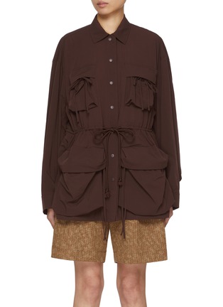 首图 - 点击放大 - FAFAMOON - Four Pocket Thin Coat