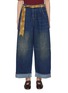 首图 - 点击放大 - FAFAMOON - Embroidered Straight Leg Denim Baggy Jeans