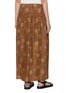 背面 - 点击放大 - FAFAMOON - Gathered Silk Print Maxi Skirt