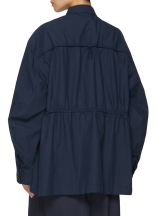 背面 - 点击放大 - FAFAMOON - Botanical Embroidered Four Pocket Thin Coat
