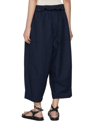 背面 - 点击放大 - FAFAMOON - Flip Waist Ruffled Cropped Pants